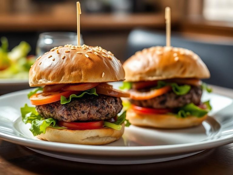 Beefalo burgers