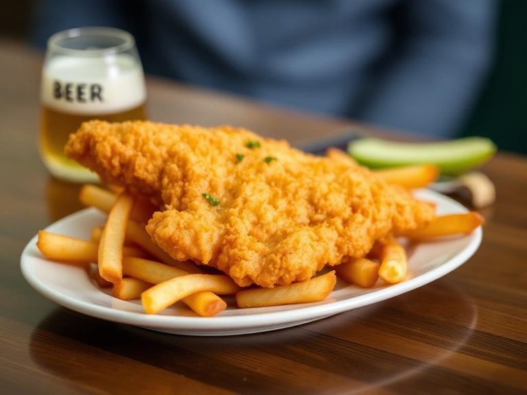 Beer-Battered Fish and Chips