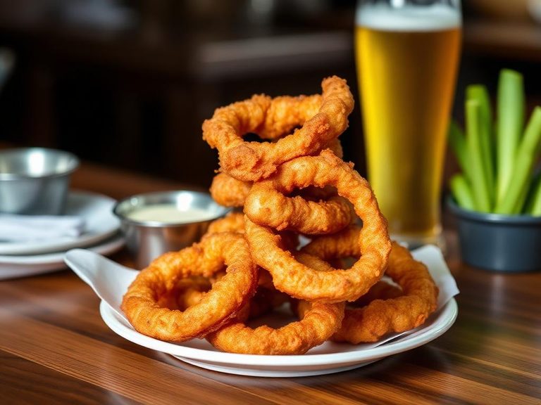 Beer-Battered Onion Rings