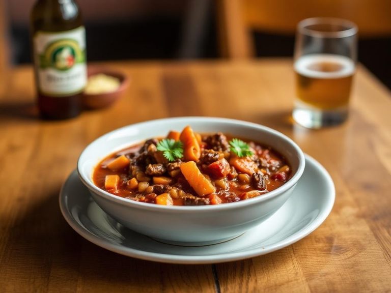 Beer-infused chili