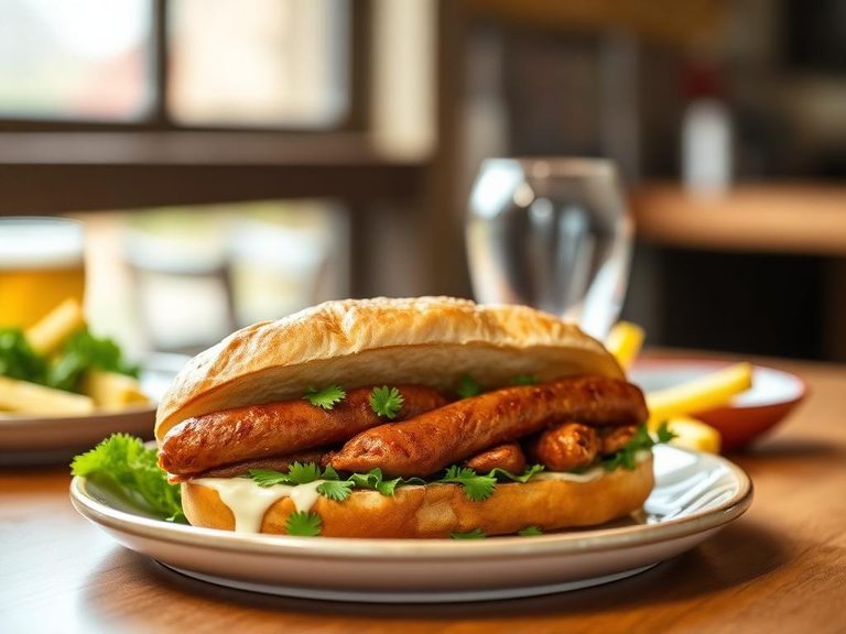 Beerwurst Sandwich