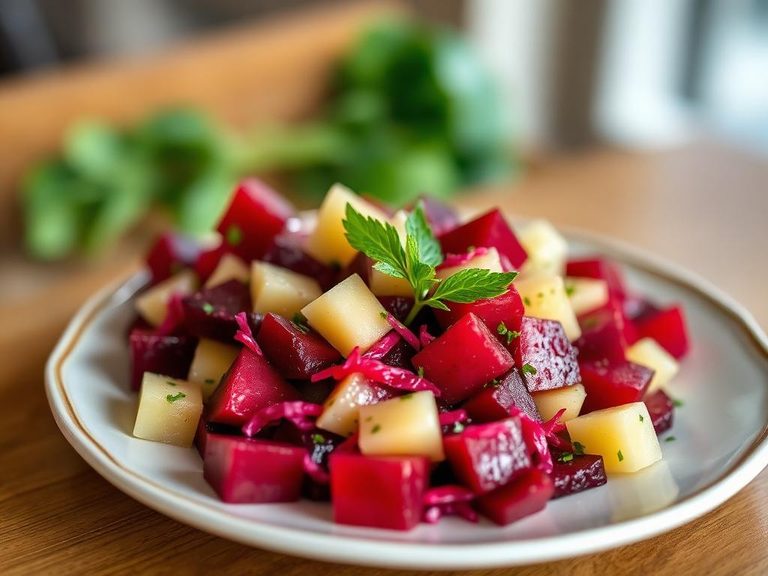Beet and Pineapple Salad