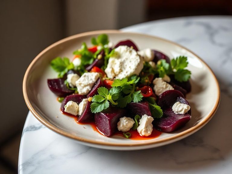 Beet Salad with Goat Cheese
