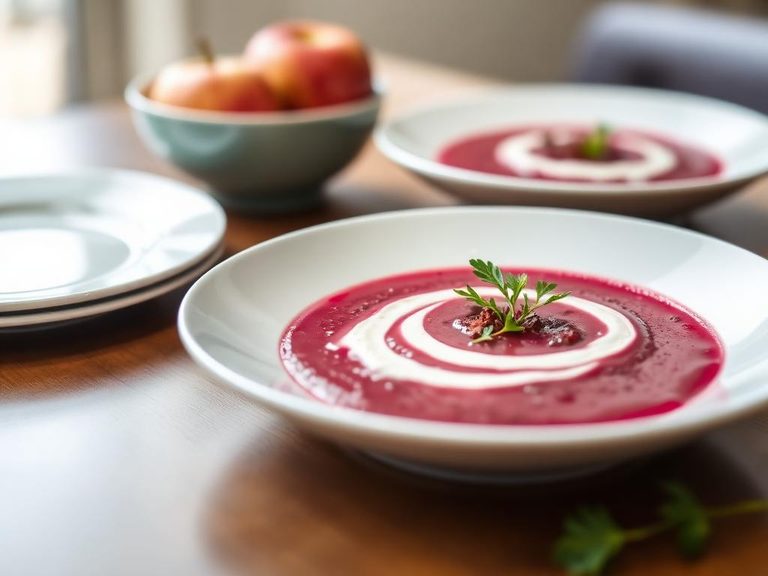 Beetroot and Apple Soup