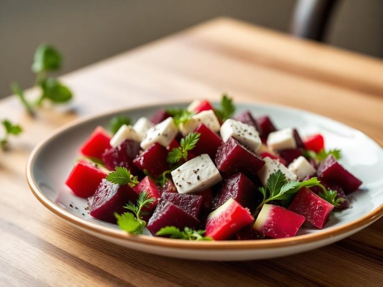 Beetroot and Goat Cheese Salad