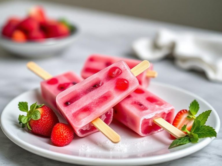 Berry Cough Drop Popsicles