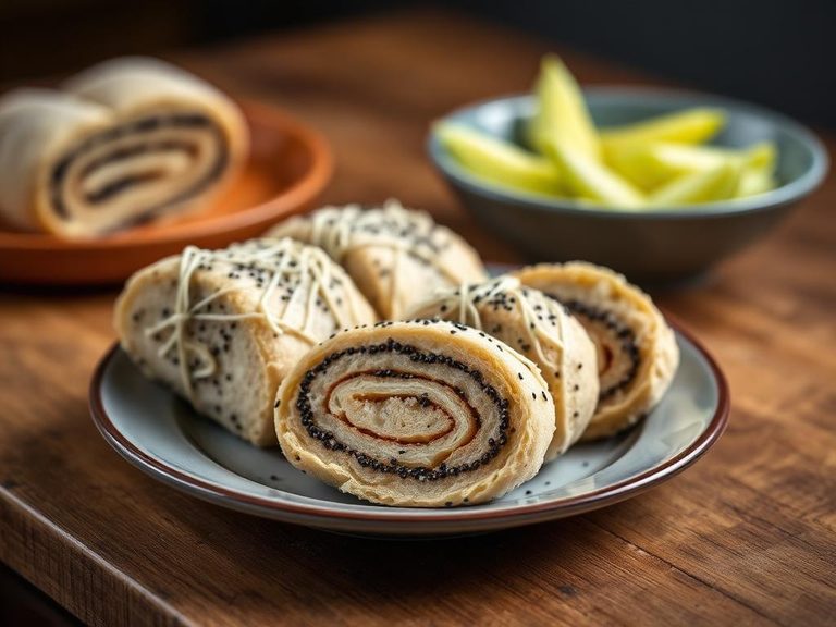 Bialy (Polish poppy seed roll)