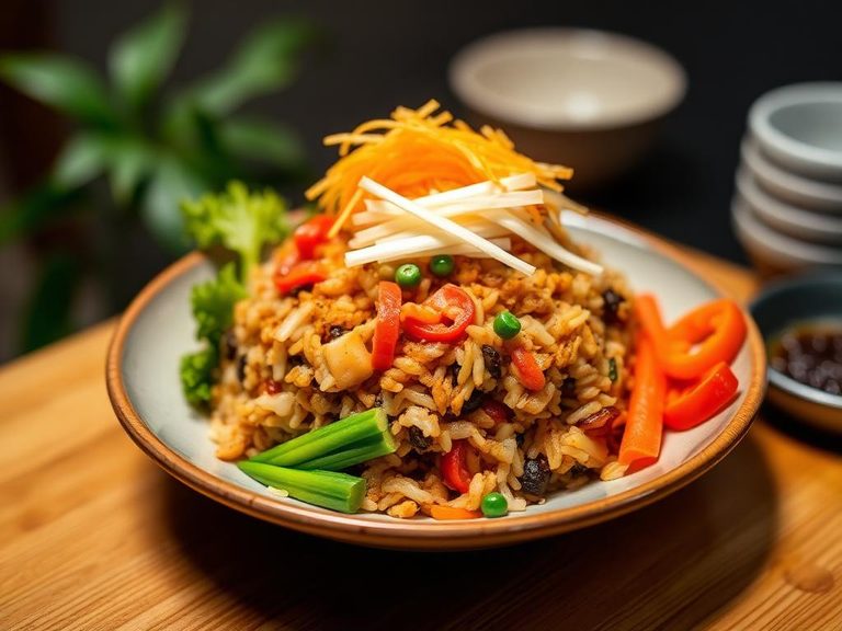 Bibimbap (Korean mixed rice)