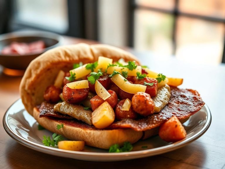 Bifana com Batatas Fritas