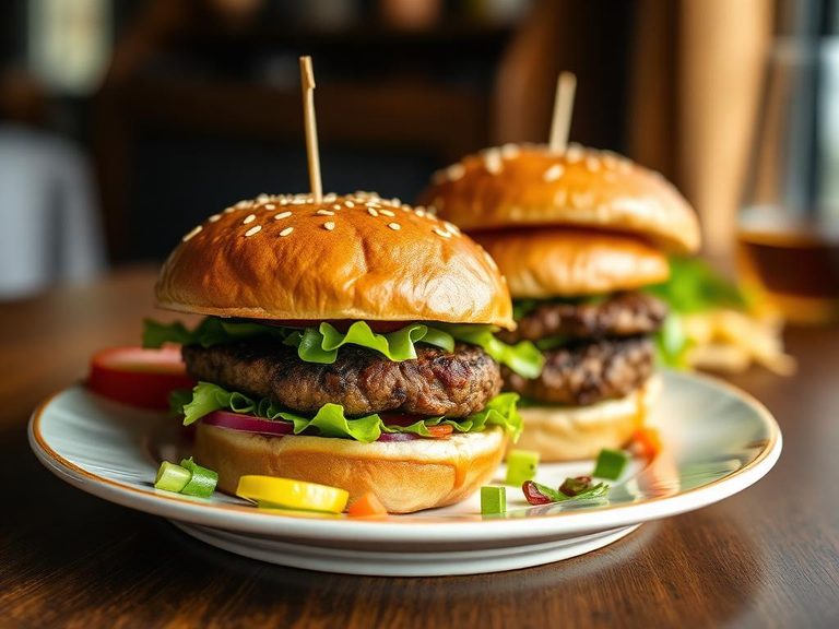 Bison burgers
