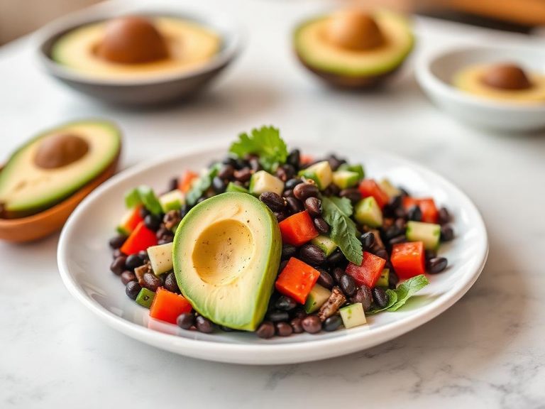 Black Bean and Avocado Salad