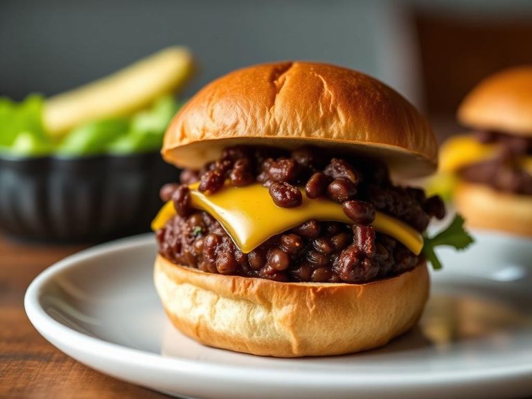 Black Bean & Cheese Slider