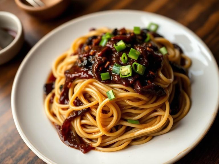 Black Bean Sauce Noodles