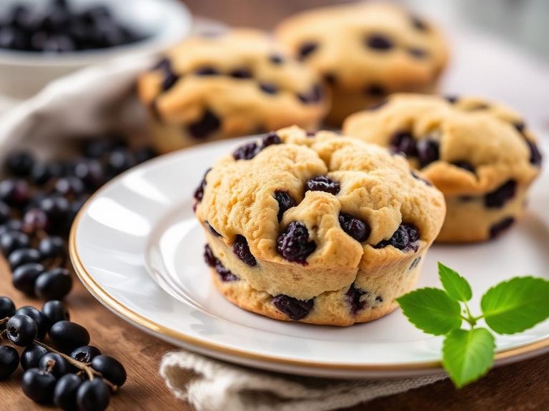 Black currant scones or muffins