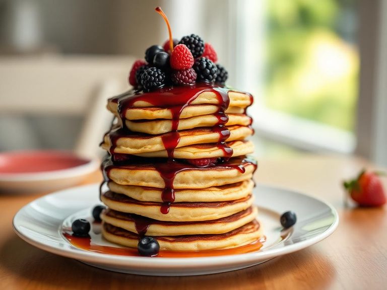 Black Forest Pancake Stack
