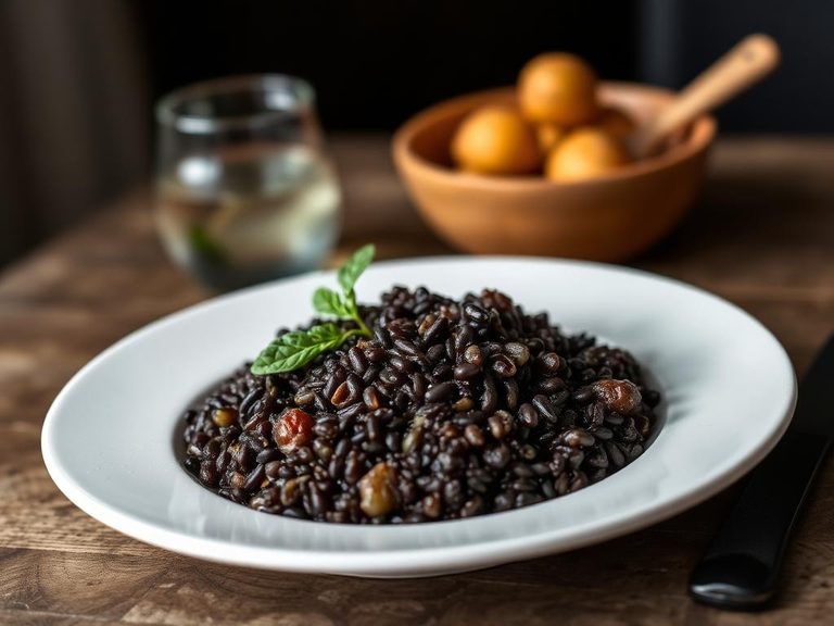 Black Rice Risotto