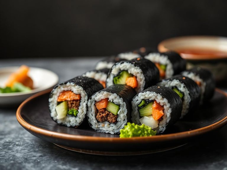 Black Rice Sushi Rolls