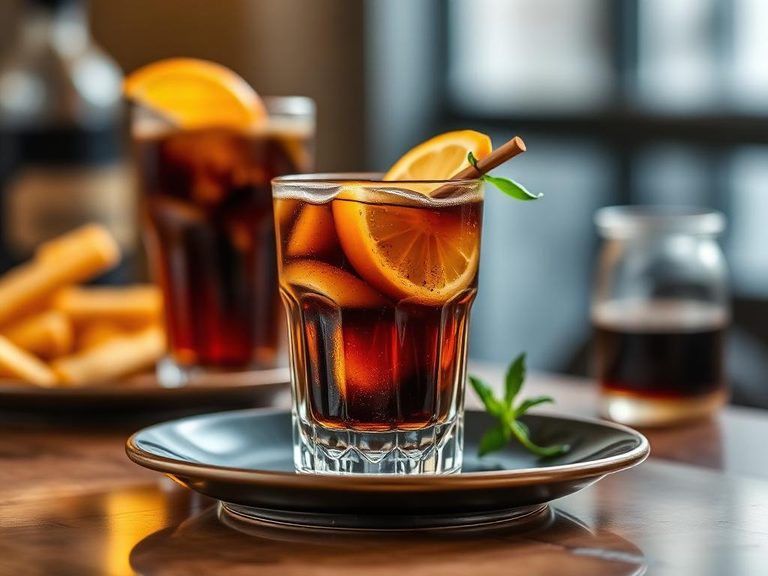 Black Russian (vodka and coffee liqueur, sometimes topped with cola)