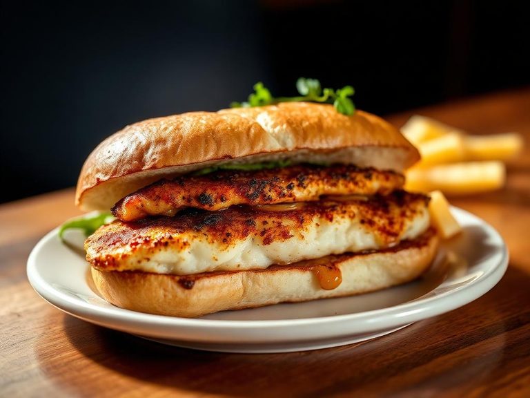 Blackened Grouper Sandwich