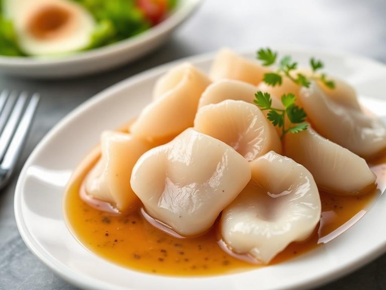 Blanched and served with oyster sauce