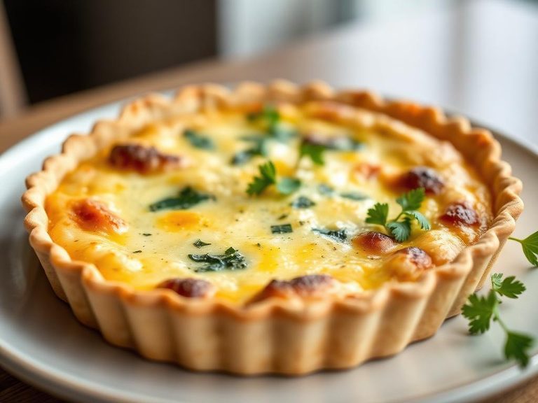 Blanched and used in Quiche