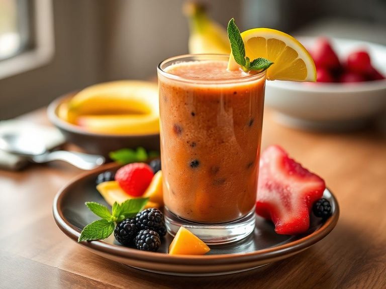 Blended Fruit Smoothie