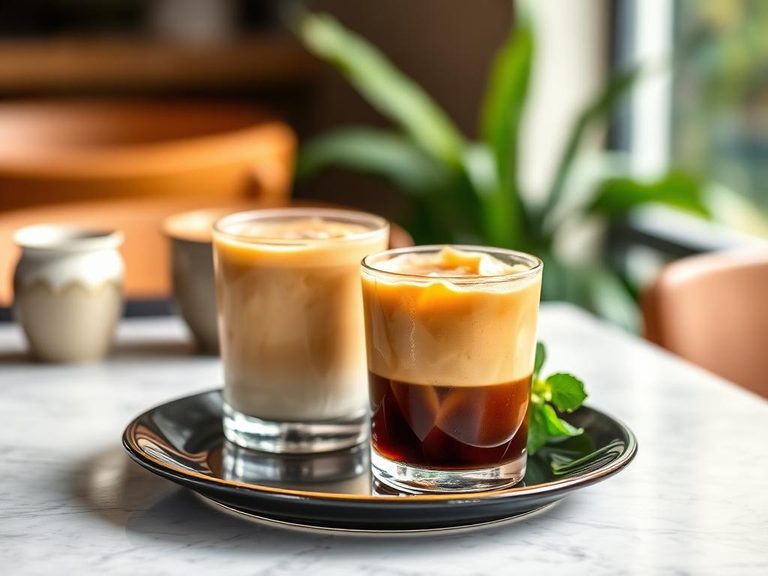 Blended iced coffee