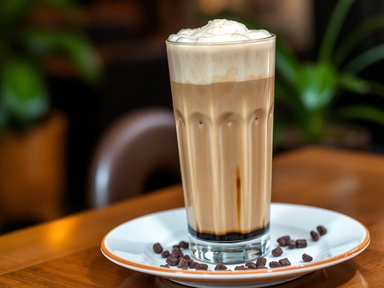Blended Iced Decaf Latte