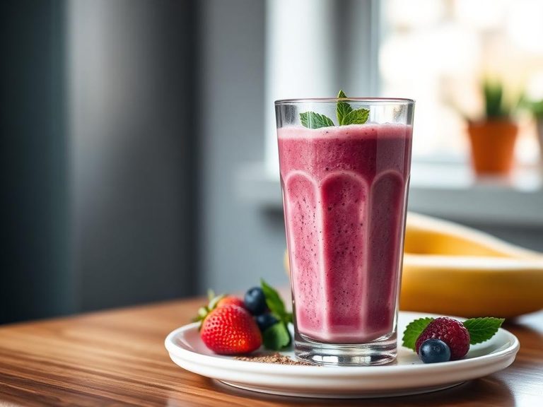 Blended into a post-workout smoothie