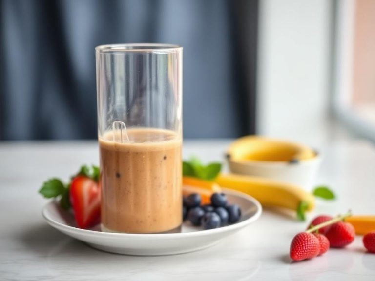 Blended into a smoothie base