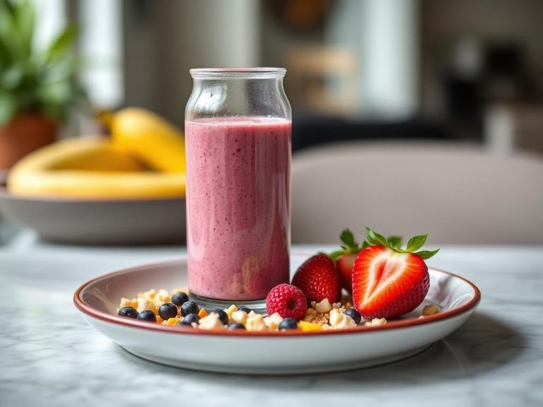 Blended into a smoothie for toddlers