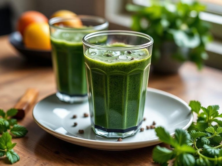 Blended into green smoothies or pesto