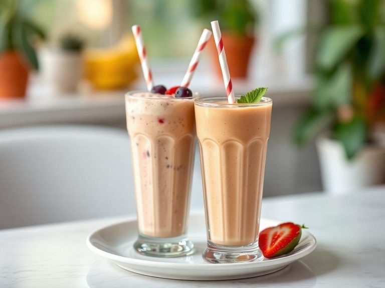 Blended into milkshakes or smoothies