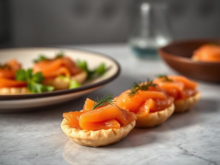 Blini with Smoked Salmon