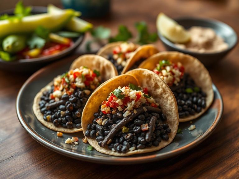 Blue corn arepas