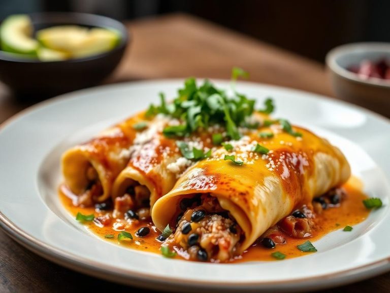 Blue Corn Enchiladas
