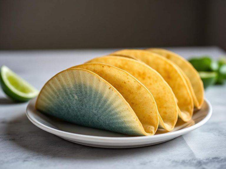 Blue corn taco shells