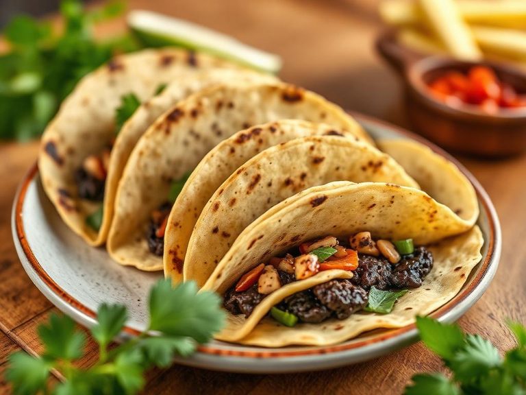 Blue corn tortillas