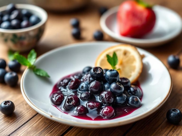 Blueberry compote