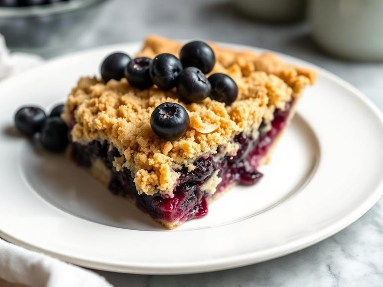 Blueberry Crumble Pie