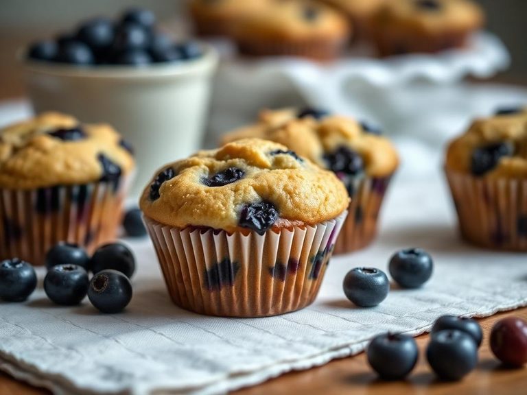 Blueberry muffins