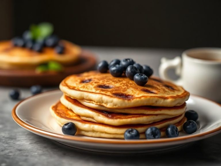 Blueberry or chocolate chip pancakes