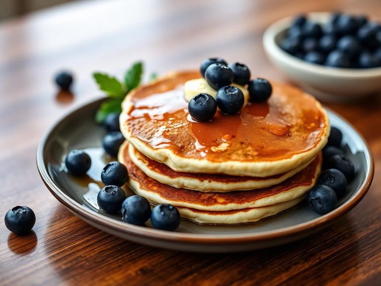 Blueberry Pancake Breakfast