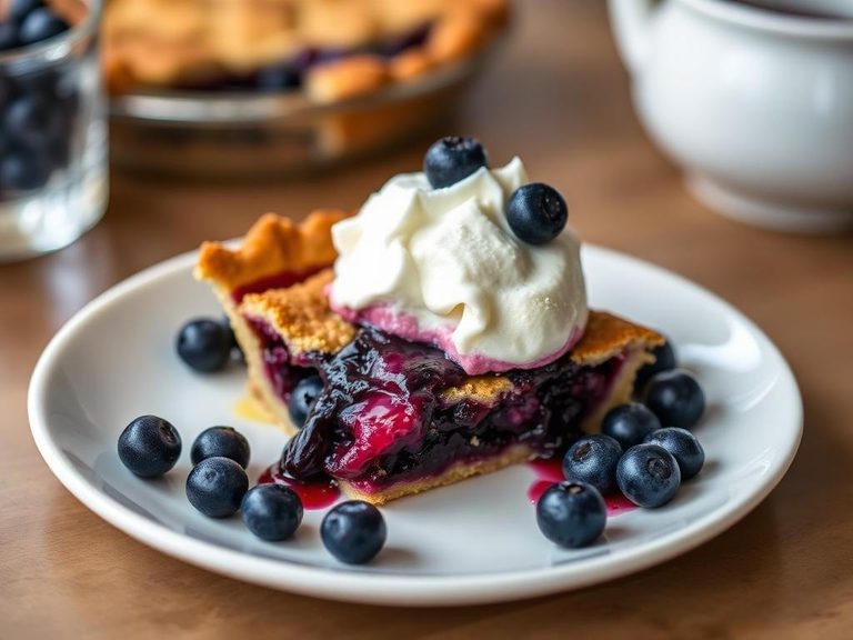 Blueberry Pie à la Mode