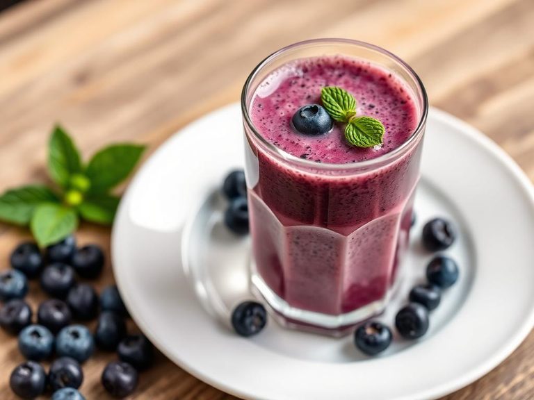 Blueberry smoothie