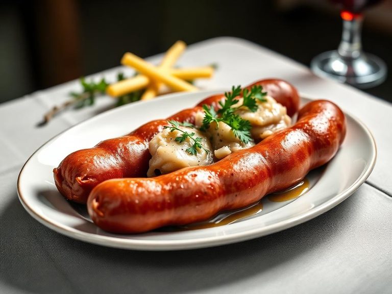 Bockwurst with Semmel