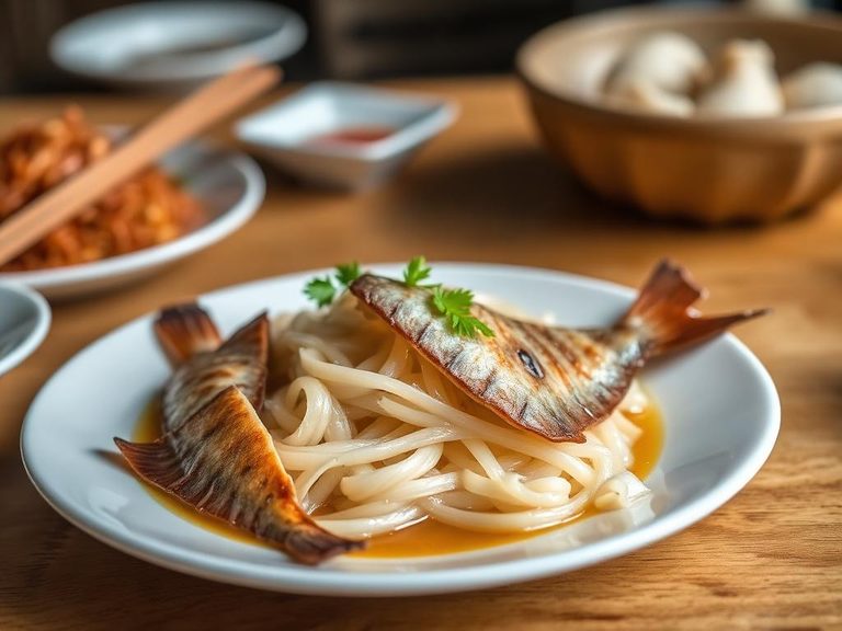 Boiled and served with dried fish