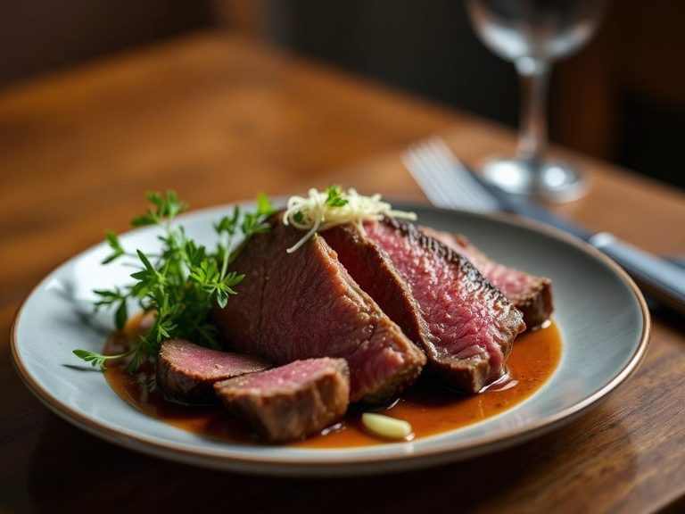 Boiled beef with horseradish