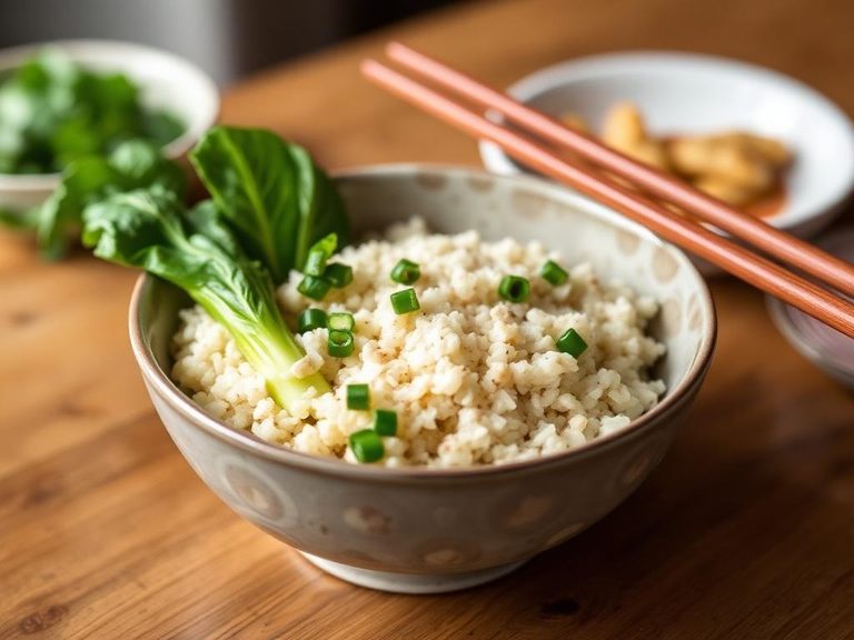 Bok Choy Rice Bowl