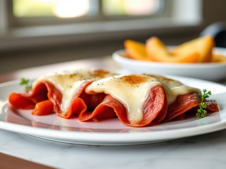Bologna and cheese melt